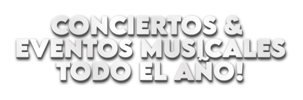 Conciertos & Eventos musicales todo el año con Transportes Manfrex!