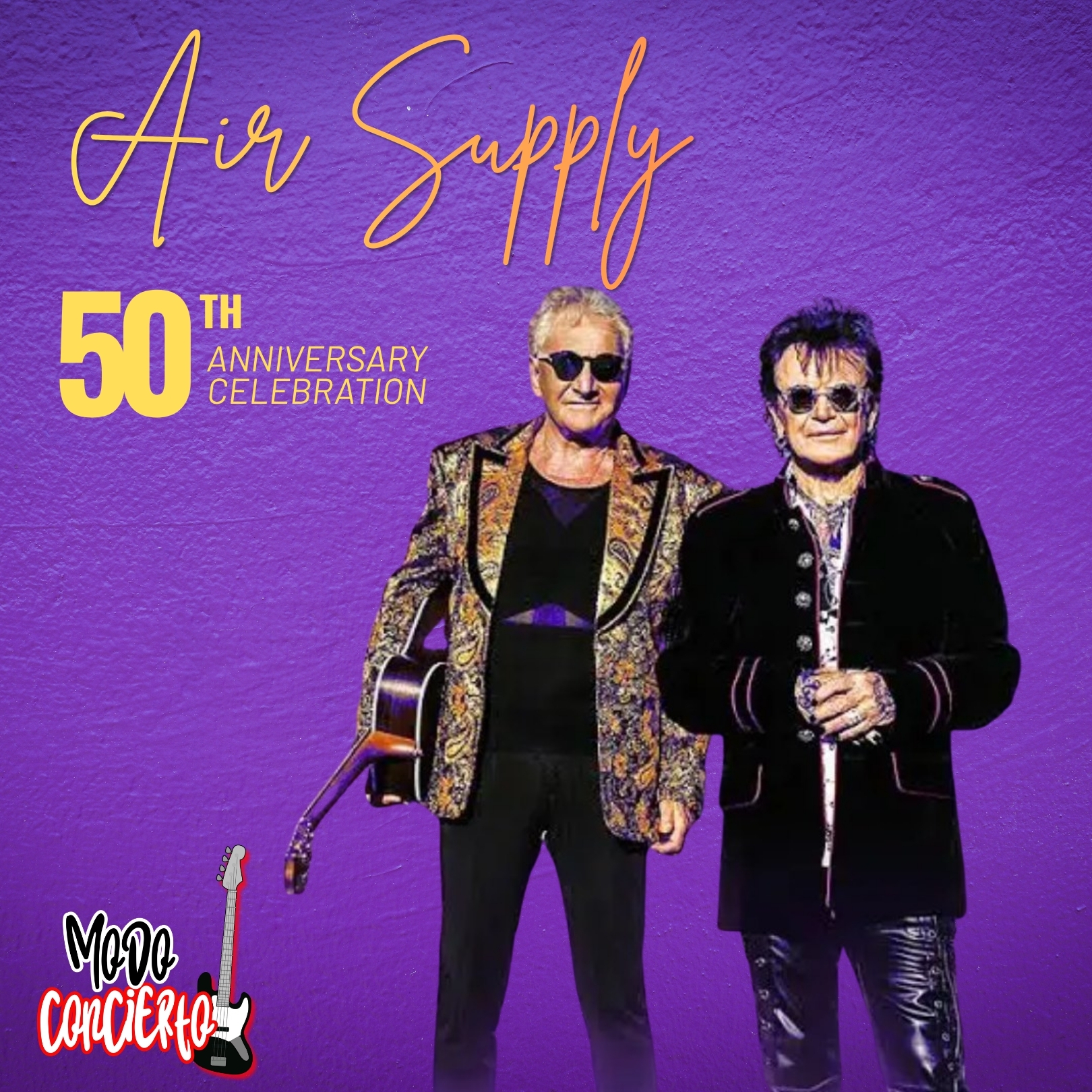 Transportes Manfrex te lleva al CONCIERTO de AIR SUPPLY en MOVISTAR ARENA.
