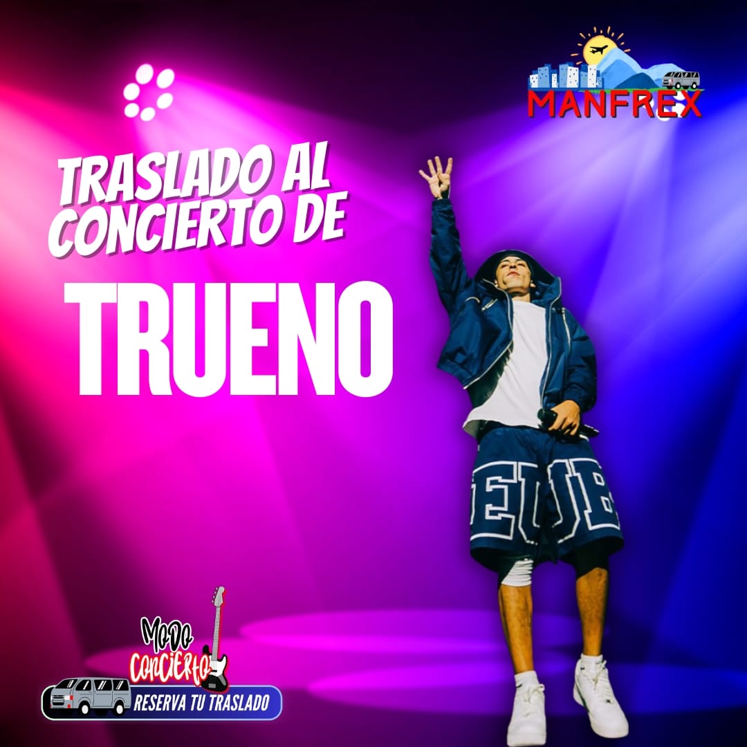 TRANSPORTES MANFREX te lleva al CONCIERTO de TRUENO en SANTANDER ARENA.