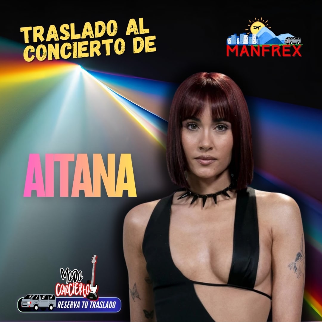 TRANSPORTES MANFREX te lleva al CONCIERTO de AITANA en SANTANDER ARENA.