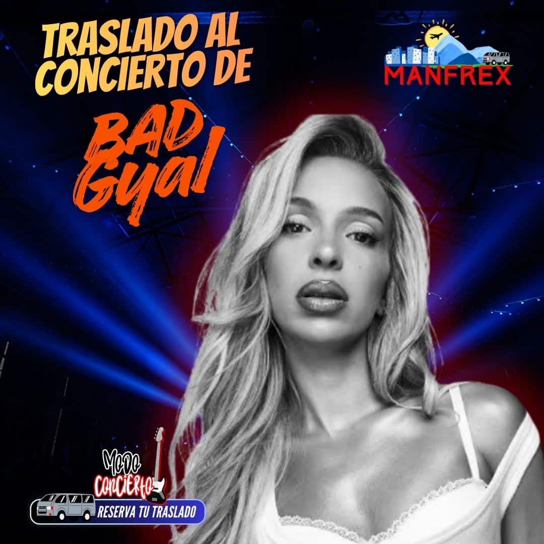 TRANSPORTES MANFREX te lleva al CONCIERTO de BAD GYAL en SANTANDER ARENA.