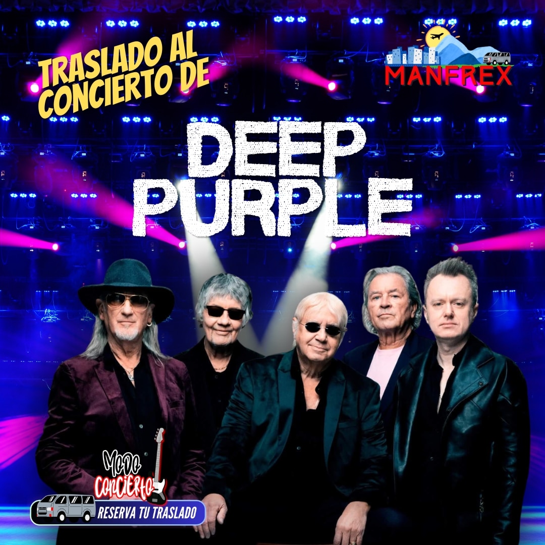 TRANSPORTES MANFREX te lleva al CONCIERTO de DEEP PURPLE en SANTANDER ARENA.